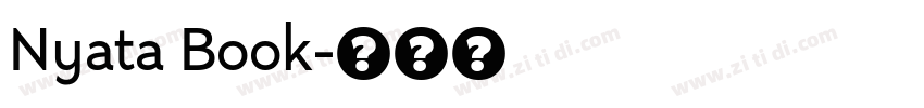 Nyata Book字体转换